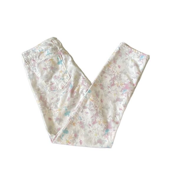 Sanctuary "The Charmer" Pastel Floral Watercolor Print Skinny Jean, Women's 31 - Picture 7 of 9